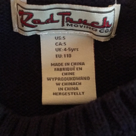 Navy sweater/ boys - Picture 3 of 3